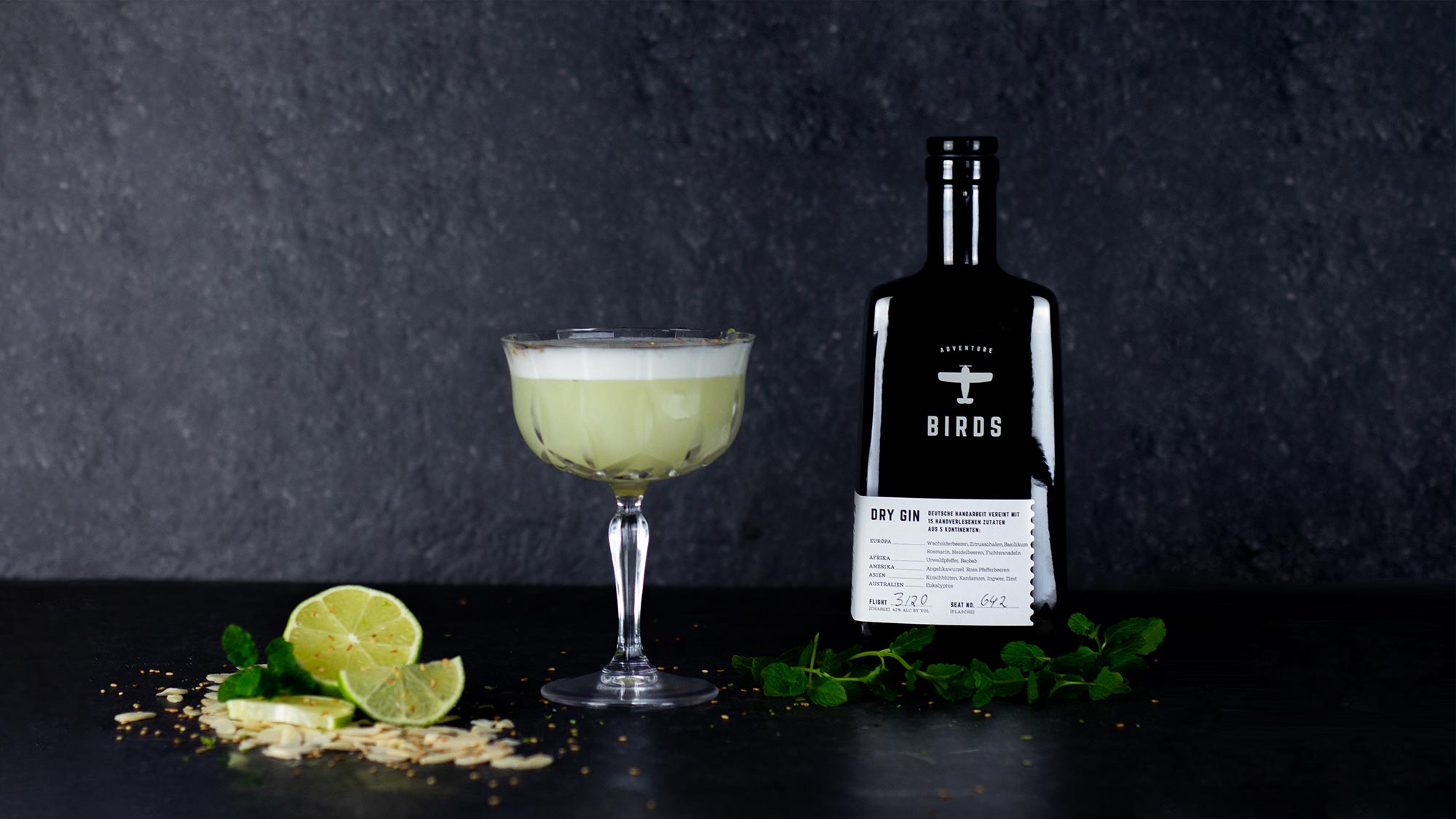 Gin Rezept der perfekte Tel Aviv Drink BIRDS Gin & Aperitivo