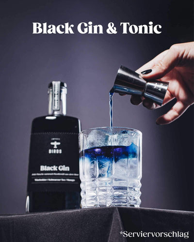 Black Gin & Tonic Set - BIRDS Black Gin