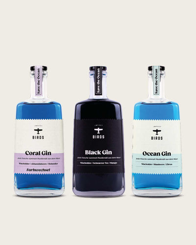 Ocean Bundle - Black Gin + Coral Gin + Ocean Gin